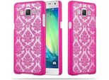 Cadorabo Cover Per Samsung Galaxy A5 2015 Cover Protettiva In Rosa Custodia Rigida Cover Protettiva Fiori Cover Telefono Cellulare