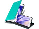 Cadorabo Cover Per Huawei P9 Lite 2016 / G9 Lite Cover Protettiva In Turchese Custodia Per Cellulare Cover Chiusura Magnetica