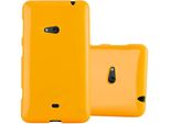 Cadorabo Custodia Protettiva Per Nokia Lumia 625 Cover In Tpu Giallo Custodia Cover