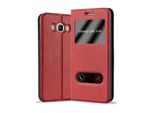 Cadorabo Custodia Protettiva Per Samsung Galaxy J5 2016 Custodia In Rosso Custodia Del Telefono Cellulare Custodia A Libro Cover Case