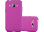 Cadorabo Custodia Protettiva Per Samsung Galaxy J1 2015 In Rosa Custodia Rigida Per Telefono Cellulare Cover