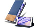 Cadorabo Custodia Per Huawei P8 Custodia Protettiva In Blu Shandy Custodia A Libro Custodia In Similcuoio