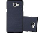Cadorabo Cover Per Samsung Galaxy A3 2016 Cover Protettiva In Blu Custodia Rigida Look Legno Cover Per Cellulare