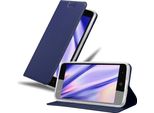Cadorabo Custodia Per Cellulare Per Zte Blade V8 Mini Custodia Protettiva In Blu Cover Etui Book Case Booklet