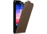 Custodia Cadorabo Per Huawei Ascend P7 Copertura Protettiva In Marrone Custodia Flip Per Telefono Cellulare Custodia Cover