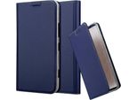 Cadorabo Custodia Per Cellulare Per Nokia Lumia 1320 Custodia Protettiva In Blu Cover Etui Book Case Booklet