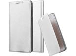 Cadorabo Custodia Per Cellulare Per Htc Desire 820 Custodia Protettiva In Argento Cover Etui Book Case Booklet