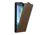 Cadorabo Cover Per Samsung Galaxy A5 2015 Copertura Protettiva In Marrone Flip Case Custodia Del Telefono Cellulare Cover