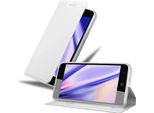 Cadorabo Custodia Per Cellulare Per Zte Blade V8 Custodia Protettiva In Argento Cover Etui Book Case Booklet