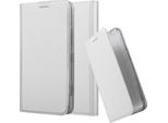 Cadorabo Custodia Per Cellulare Per Nokia Lumia 1320 Custodia Protettiva In Argento Cover Etui Book Case Booklet