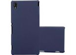 Cadorabo Custodia Protettiva Per Sony Xperia M4 Aqua Custodia In Blu Custodia Rigida Per Telefono Cellulare Cover