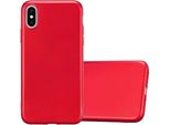 Cadorabo Custodia Protettiva Per Apple Iphone Xs Max In Rosso Custodia Del Telefono Cellulare Tpu Custodia In Silicone Cover Case
