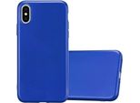 Cadorabo Custodia Protettiva Per Apple Iphone Xs Max In Blu Custodia Del Telefono Cellulare Tpu Custodia In Silicone Cover Case