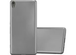 Cadorabo Custodia Protettiva Per Sony Xperia Xa Cover In Grigio Custodia Del Telefono Cellulare Tpu Silicone Custodia Cover Case