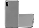 Cadorabo Custodia Protettiva Per Apple Iphone Xs Max In Grigio Custodia Del Telefono Cellulare Tpu Custodia In Silicone Cover Case