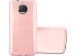 Cadorabo Custodia Protettiva Per Motorola Moto G5S Plus Custodia In Rosa Custodia Per Telefono Cellulare Custodia In Silicone Tpu Custodia Di Copertura