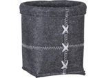Wenko Cesto Portaoggetti Mara Felt S Shelf Box Bagno Ospiti Wc Cucine Grigio Scuro