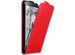 Cadorabo Custodia Per Asus Zenfone 3 (5,2 Pollici) Custodia Protettiva In Rosso Custodia Per Cellulare Flip Case Custodia Cover