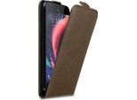Cadorabo Cover Per Htc Desire 10 Lifestyle / Desire 825 Cover Protettiva In Marrone Flip Case Custodia Per Cellulare Case Cover
