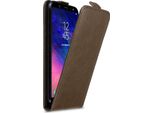Cadorabo Custodia Per Samsung Galaxy A6 Plus 2018 Cover Protettiva In Marrone Flip Case Custodia Per Telefono Cellulare Custodia Cover