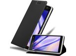 Cadorabo Custodia Per Cellulare Per Sony Xperia C4 Custodia Protettiva In Nero Cover Etui Book Case Booklet