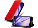 Cadorabo Custodia Per Zte Nubia Z17 Mini Custodia Protettiva In Rosso Custodia Per Cellulare Cover Chiusura Magnetica