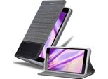 Cadorabo Cover Per Nokia Lumia 950 Xl Cover Protettiva In Grigio Custodia Per Cellulare Custodia A Libro Cover