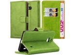 Cadorabo Cover Per Nokia Lumia 929 / 930 Cover Protettiva In Verde Cellulare Cover Libro Custodia Custodia
