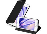 Cadorabo Custodia Per Cellulare Per Apple Iphone 6 Plus / 6S Plus Custodia Protettiva In Nero Cover Etui Book Case Booklet