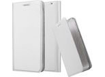 Cadorabo Custodia Per Cellulare Per Motorola Moto X Play Custodia Protettiva In Argento Cover Etui Book Case Booklet