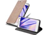 Cadorabo Custodia Per Zte Blade V8 Custodia Protettiva In Marrone Custodia Per Cellulare Cover Chiusura Magnetica