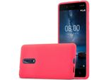 Cadorabo Custodia Protettiva Per Nokia 8 2017 Cover In Rosso Custodia Per Cellulare Tpu Etui Cover Case