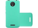 Cadorabo Custodia Protettiva Per Motorola Moto C Plus In Verde Custodia Rigida Per Telefono Cellulare Cover