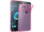 Cadorabo Custodia Per Htc Desire 12 Plus Custodia Protettiva In Rosa Custodia Protettiva In Tpu Silicone Cover