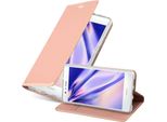 Cadorabo Custodia Per Telefono Cellulare Per Huawei P9 Lite 2016 / G9 Lite Custodia Protettiva In Rosa Cover Etui Book Case Booklet