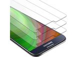 Cadorabo 3X Pellicola Blindata Per Samsung Galaxy A7 2015 Pellicola Protettiva In Vetro Temperato Trasparente Screen Protector