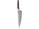 Eva Solo Coltello Da Cucina Nordico, Coltello Da Taglio, Coltello, Acciaio Damasco/Legno, Lunghezza Lama 20 Cm, 515403