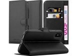 Cadorabo Custodia Per Apple Iphone Xs Max Custodia Protettiva In Nero Custodia Per Cellulare Cover Chiusura Magnetica