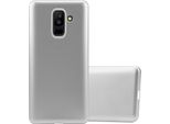 Cadorabo Cover Protettiva Per Samsung Galaxy A6 Plus 2018 Custodia In Argento Per Telefono Cellulare Tpu Custodia In Silicone Cover Case