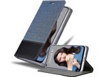Cadorabo Custodia Per Huawei Nova 5I / P20 Lite 2019 Custodia Protettiva In Blu Custodia Per Telefono Cellulare Custodia A Libro Cover