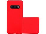 Cadorabo Custodia Protettiva Per Samsung Galaxy S10E Custodia In Rosso Per Telefono Cellulare Tpu Etui Cover Case
