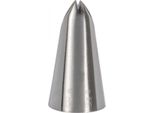 Beccuccio A Foglia Birkmann #70, Beccuccio Per Tubature, Beccuccio Per Guarnire, Accessorio Da Forno, Acciaio Inox, Ø 1,3 Cm, 411487
