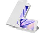 Cadorabo Custodia Per Cellulare Per Htc One A9 Custodia Protettiva In Argento Cover Etui Book Case Booklet