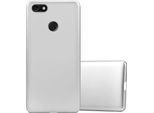 Cadorabo Cover Per Huawei Y6 Pro 2017 Cover Protettiva In Argento Custodia Rigida Cover Per Telefono Cellulare