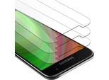 Cadorabo 3X Pellicola Blindata Per Samsung Galaxy A5 2017 Pellicola Protettiva In Vetro Temperato Trasparente Screen Protector