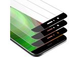 Cadorabo 3X Pellicola Blindata A Schermo Intero Per Honor V9 Pellicola Protettiva In Vetro Temperato Nero Di Protezione Del Display