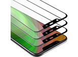 Cadorabo 3X Pellicola Protettiva A Schermo Intero Per Nokia 7.1 Plus / X7 In Nero Vetro Protettivo Del Display Temperato