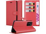 Cadorabo Custodia Per Huawei P40 Custodia Protettiva In Rosso Custodia Per Cellulare Cover Chiusura Magnetica