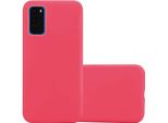 Custodia Cadorabo Per Samsung Galaxy S20 Custodia Protettiva In Rosso Custodia Per Cellulare Tpu Custodia In Silicone Cover