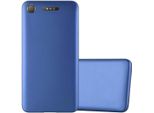 Cadorabo Custodia Protettiva Per Sony Xperia XZ1 Custodia In Blu Telefono Cellulare Tpu Silicone Custodia Cover Case